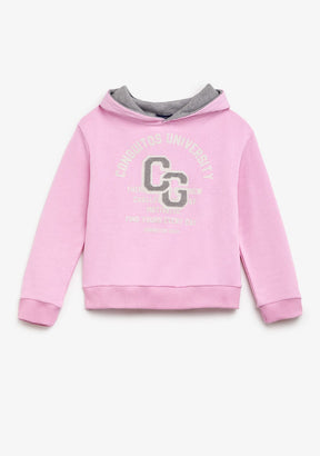 CONGUITOS ROPA / SUDADERAS / SUDADERAS CON CAPUCHA Pink Conguitos University Hoddie