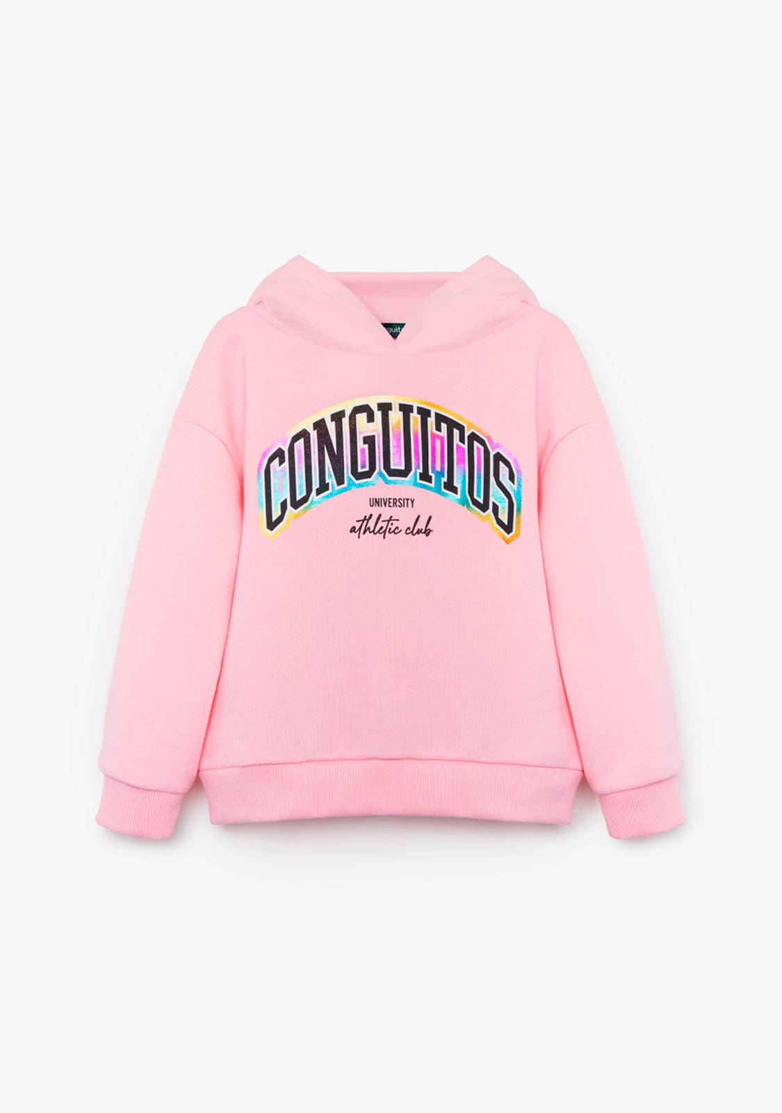 CONGUITOS ROPA / SUDADERAS / SUDADERAS CON CAPUCHA Pink Hoodie Logo Sweatshirt