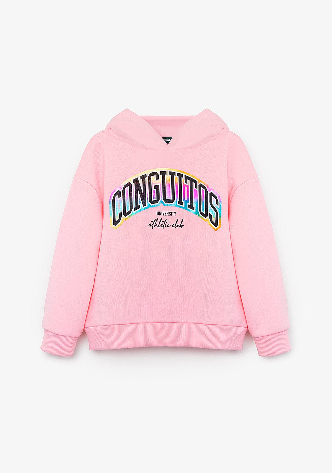 CONGUITOS ROPA / SUDADERAS / SUDADERAS CON CAPUCHA Pink Hoodie Logo Sweatshirt