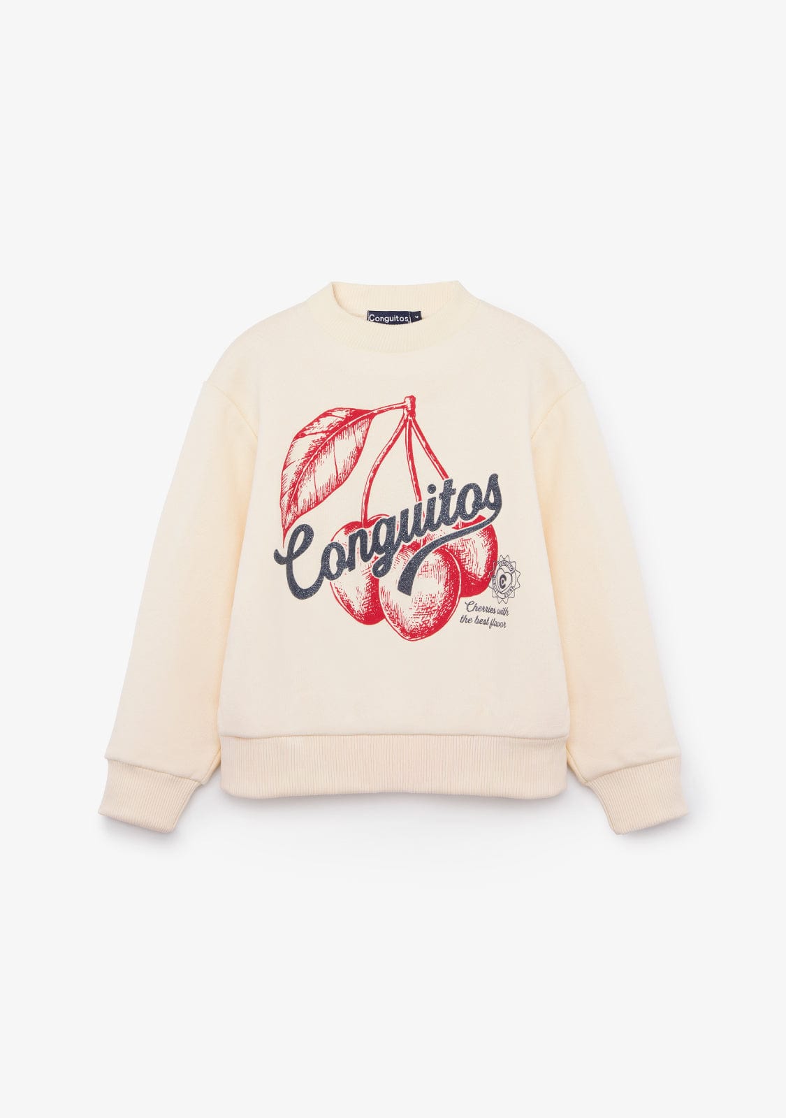CONGUITOS ROPA / SUDADERAS / SUDADERAS SIN CAPUCHA Beige Cherries Sweatshirt