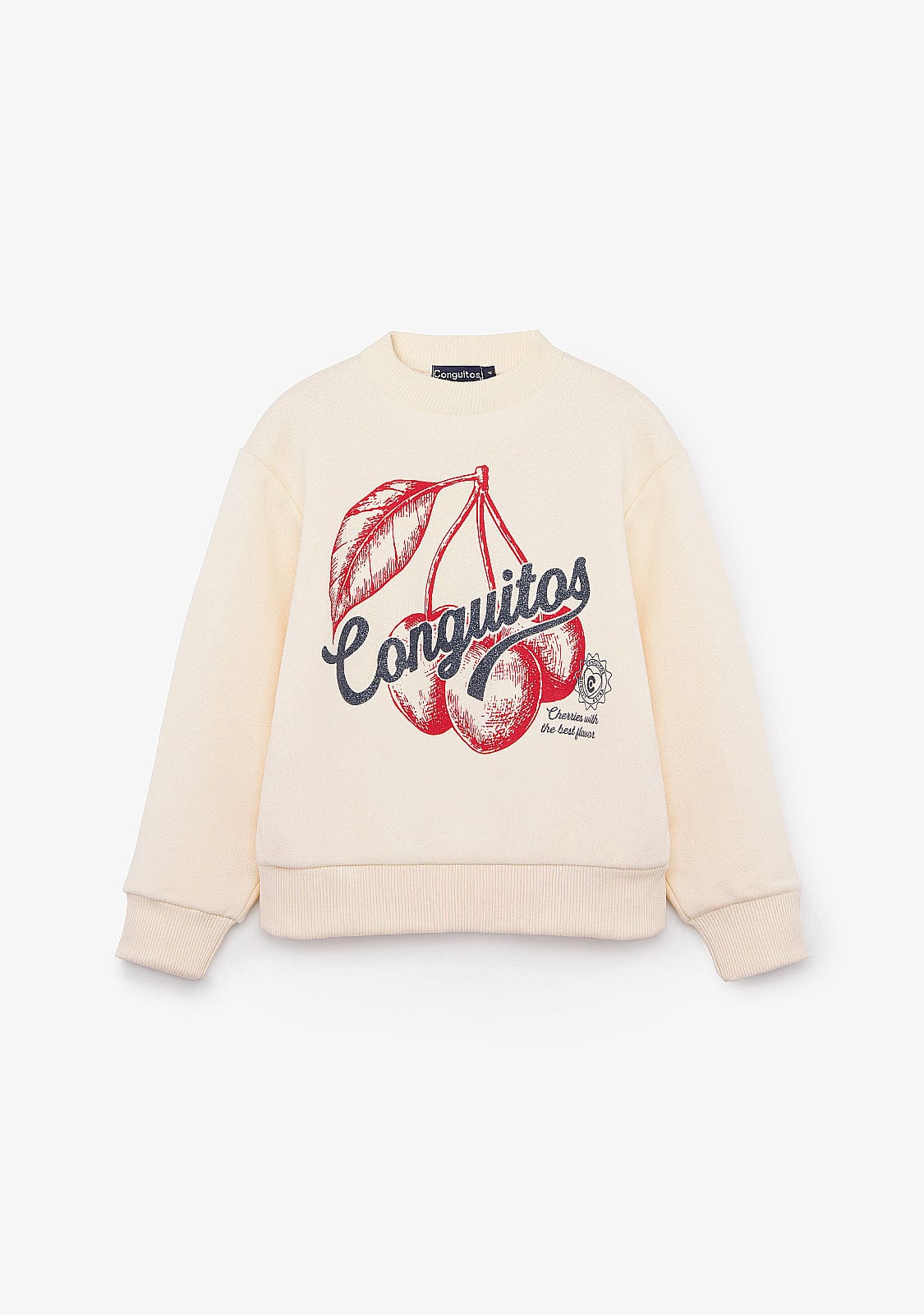 CONGUITOS ROPA / SUDADERAS / SUDADERAS SIN CAPUCHA Beige Cherries Sweatshirt