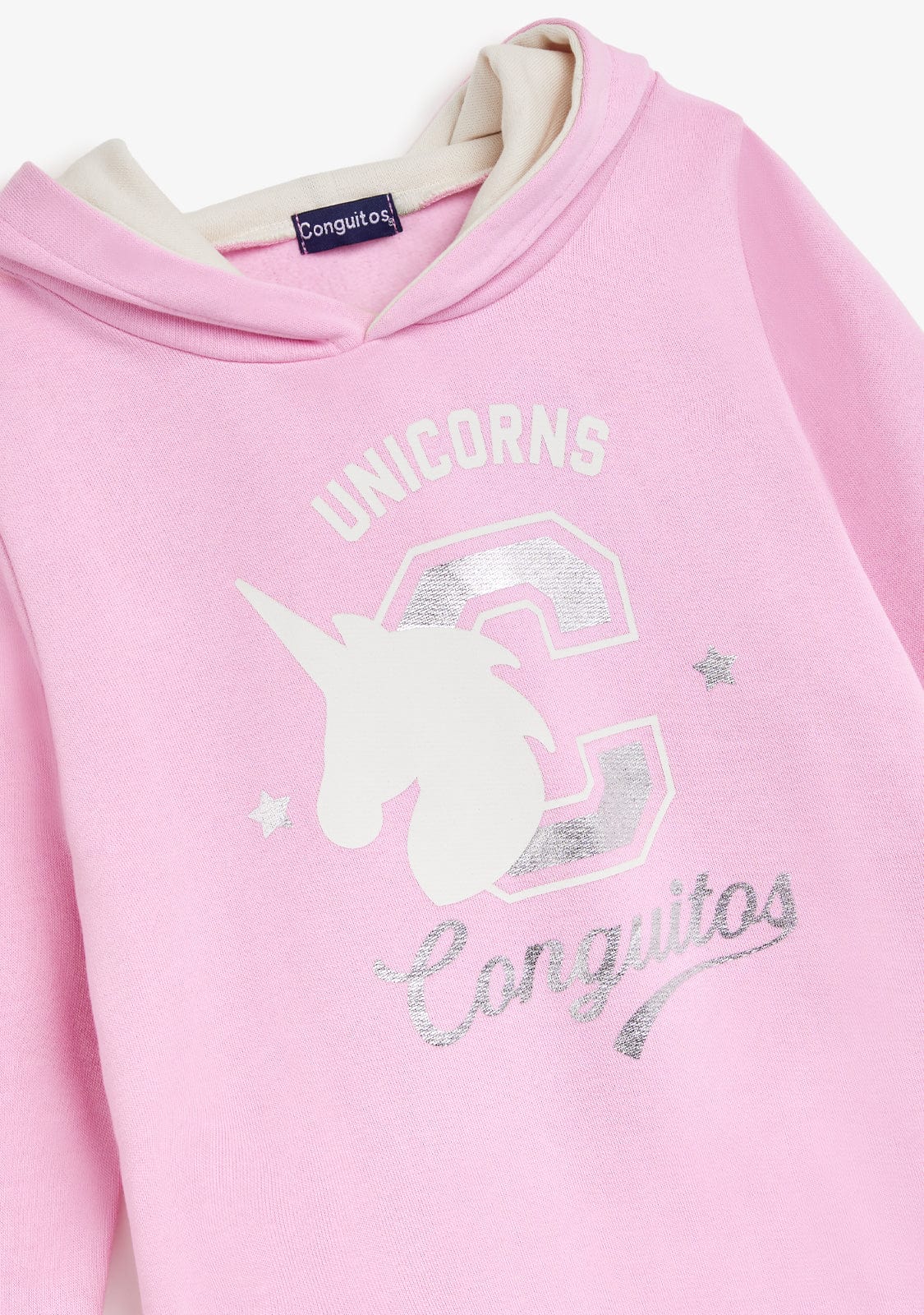 CONGUITOS ROPA / VESTIDOS Pink Unicorn Hooded Dress