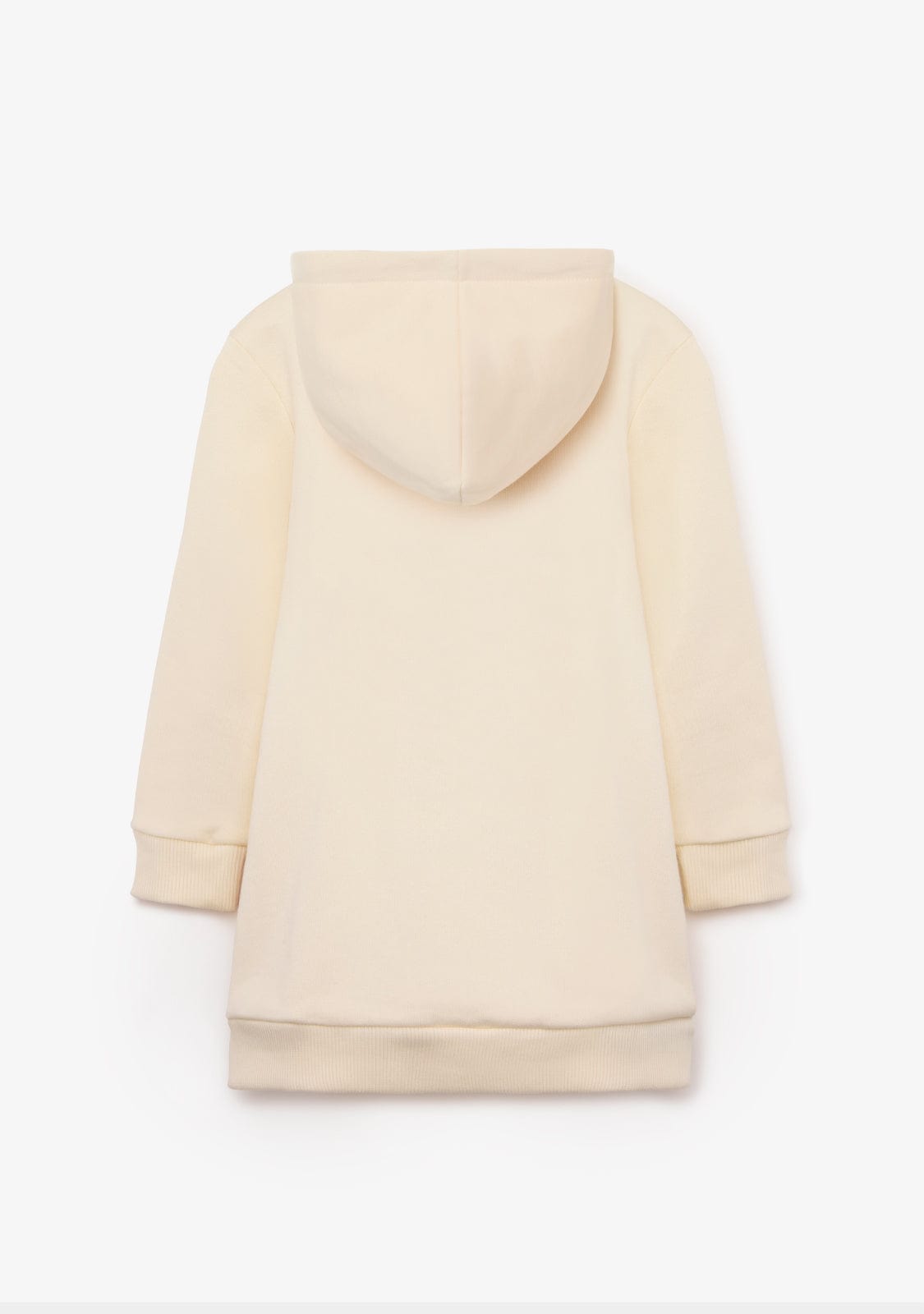 CONGUITOS ROPA / VESTIDOS / SUDADERA Beige Hoodie Cherries Sweatshirt Dress