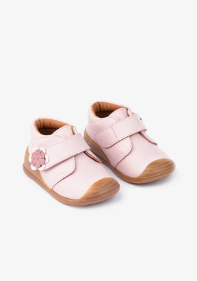 CONGUITOS Shoes Baby's Pink First Steps Ankle Boots Flower
