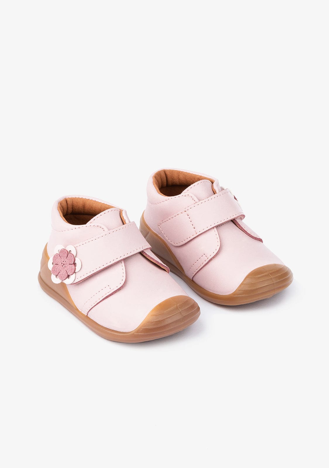 CONGUITOS Shoes Baby's Pink First Steps Ankle Boots Flower