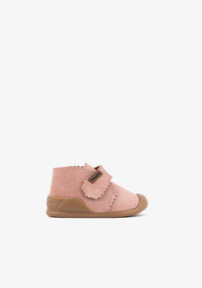 CONGUITOS Shoes Baby's Pink First Steps Waves Ankle Boots