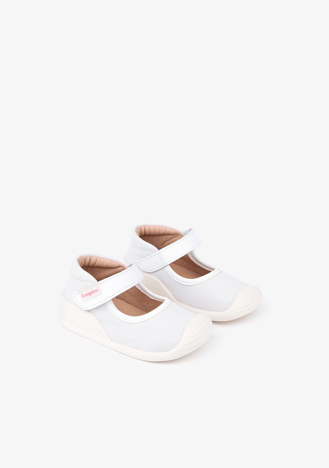 CONGUITOS Shoes Baby's White First Steps Mary Janes