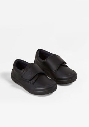CONGUITOS Shoes Boy's Black Washable Leather School Shoes