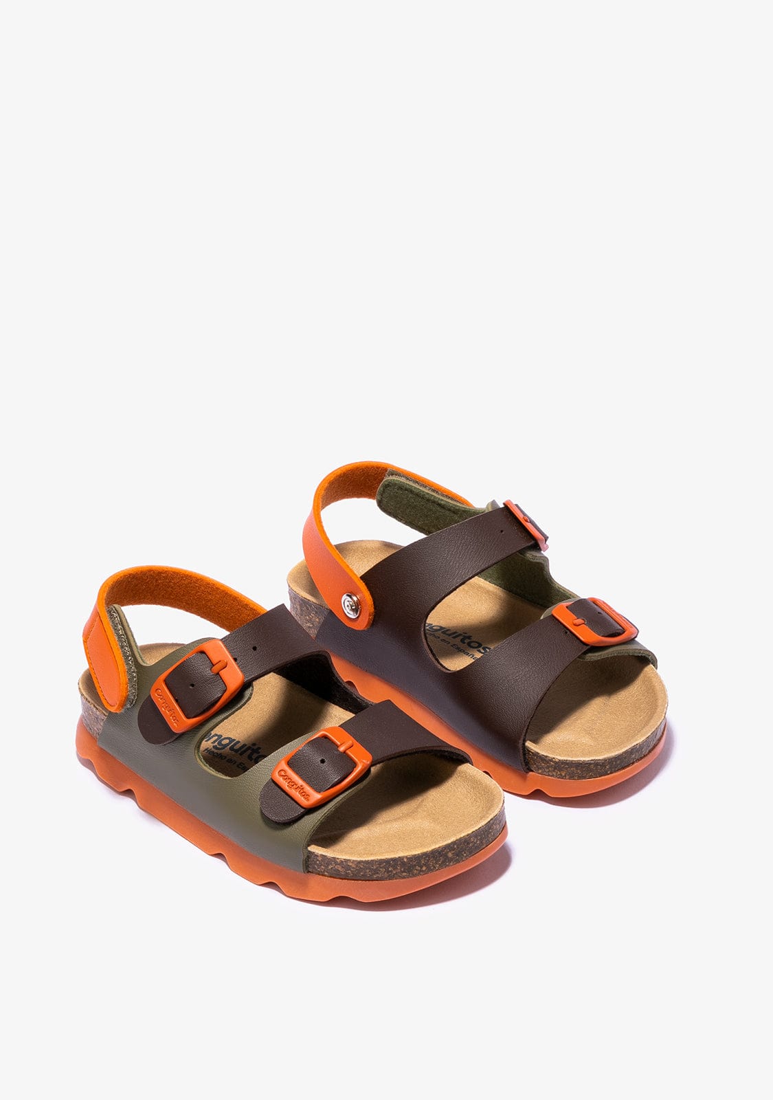 CONGUITOS Shoes Boy's Khaki Multicolour Bio Sandals