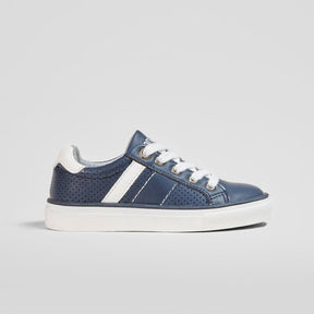CONGUITOS Shoes Boys Navy Bands Sneakers