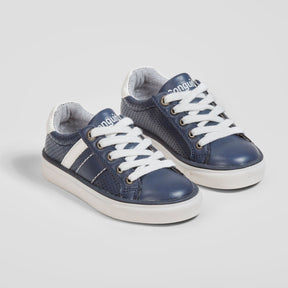 CONGUITOS Shoes Boys Navy Bands Sneakers