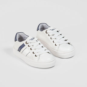 CONGUITOS Shoes Boys White Bands Sneakers