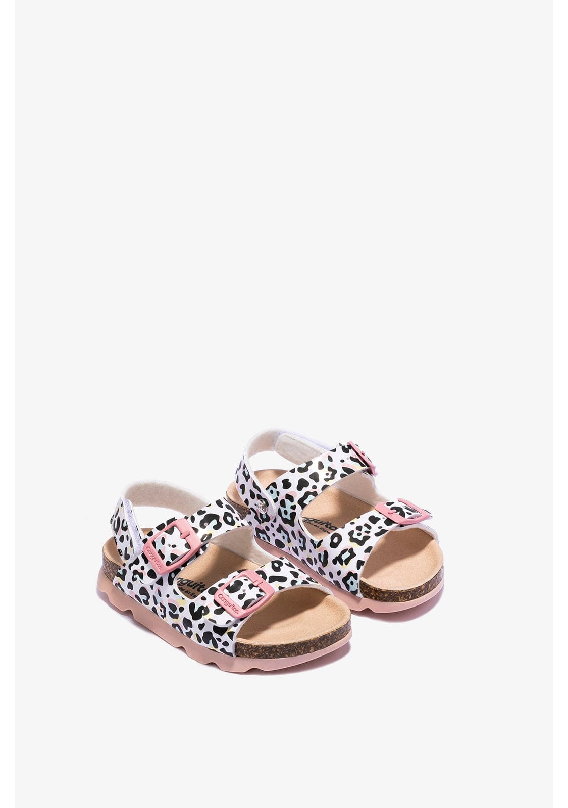 CONGUITOS Shoes Girl's Bio Leopard Sandals