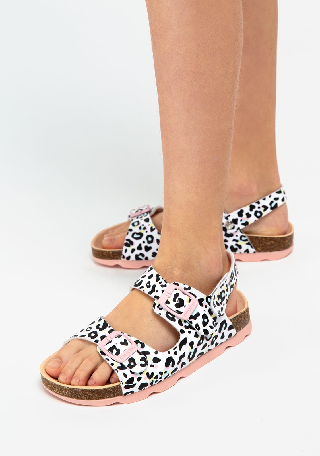 CONGUITOS Shoes Girl's Bio Leopard Sandals