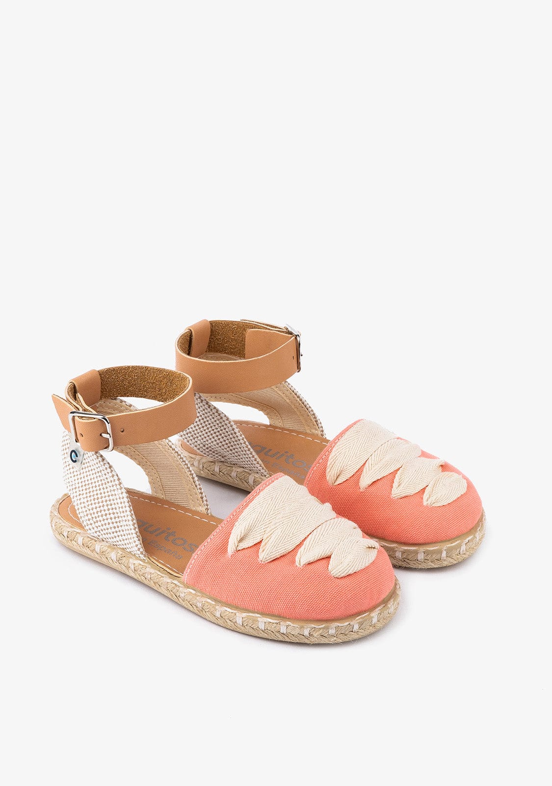 CONGUITOS Shoes Girl's Coral Laces Espadrilles