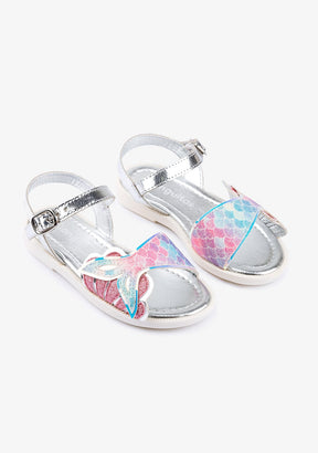 CONGUITOS Shoes Girl's Mermaid Leather Sandals