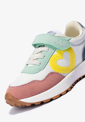 CONGUITOS Shoes Girl's Multicolour Heart Sneakers