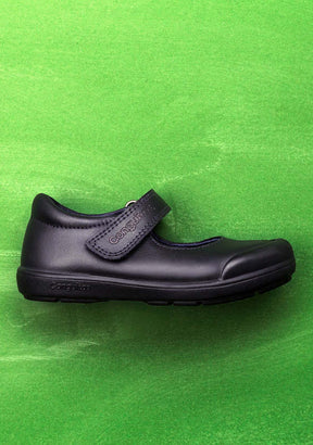 CONGUITOS Shoes Girl's Navy Washable Leather School Shoes