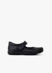 CONGUITOS Shoes Girl's Navy Washable Leather School Shoes