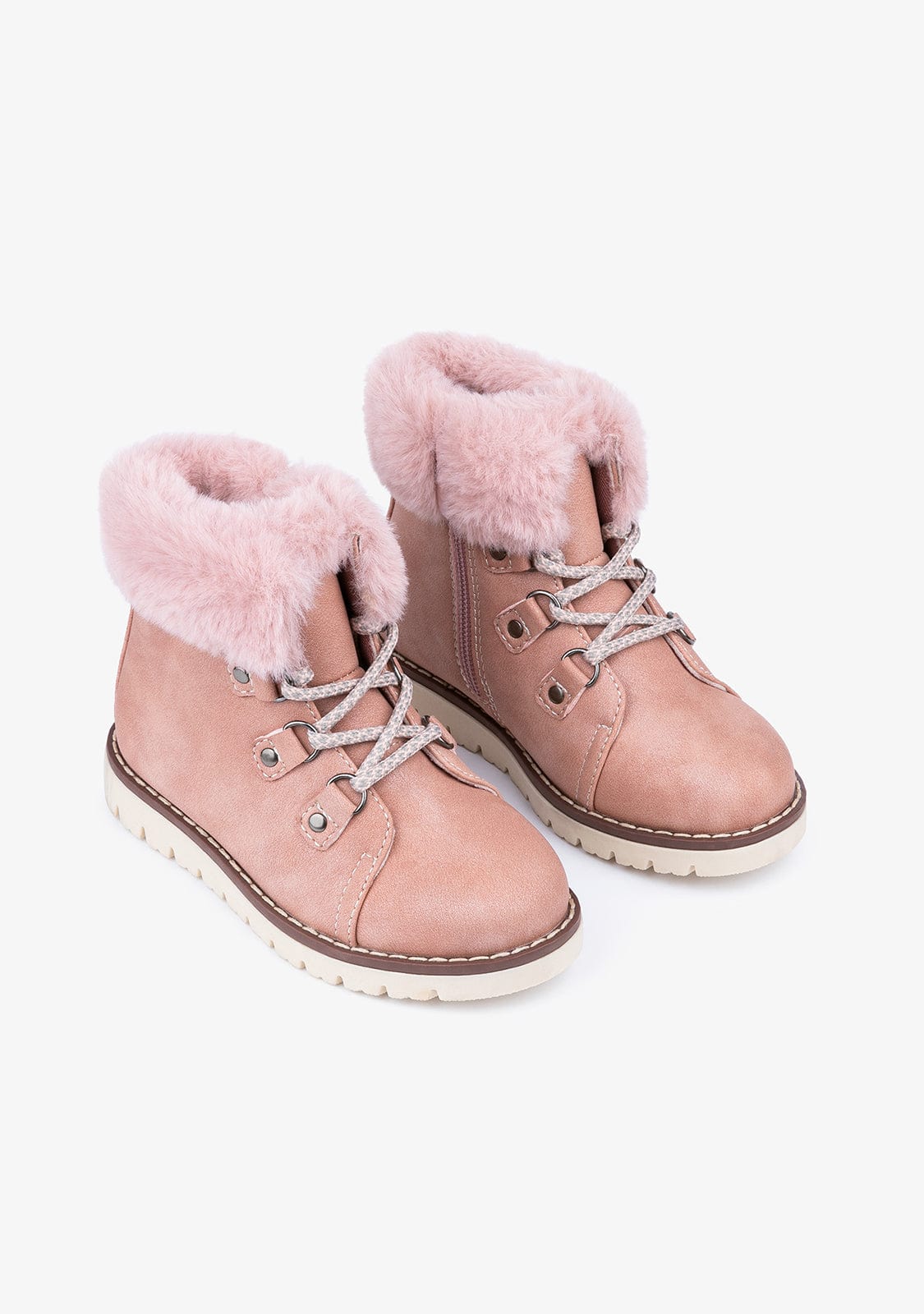 CONGUITOS Shoes Girl's Pink Ankle Boots Nobuck