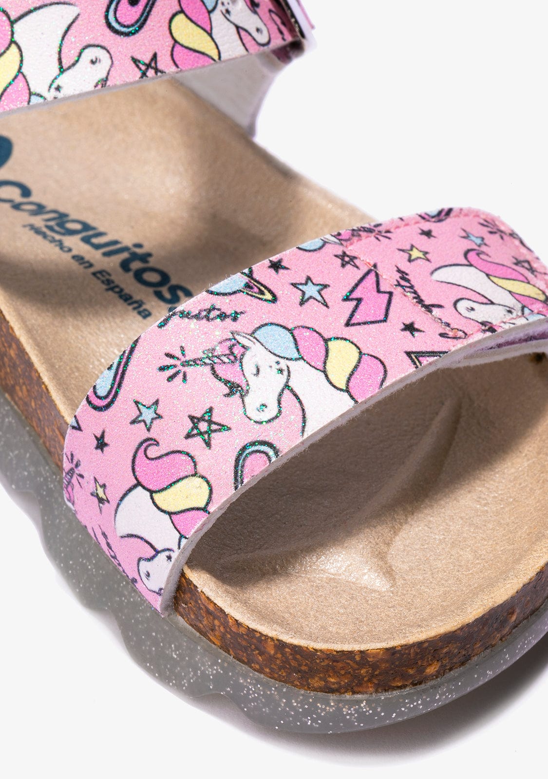 CONGUITOS Shoes Girl's Pink Bio Unicorn Sandals