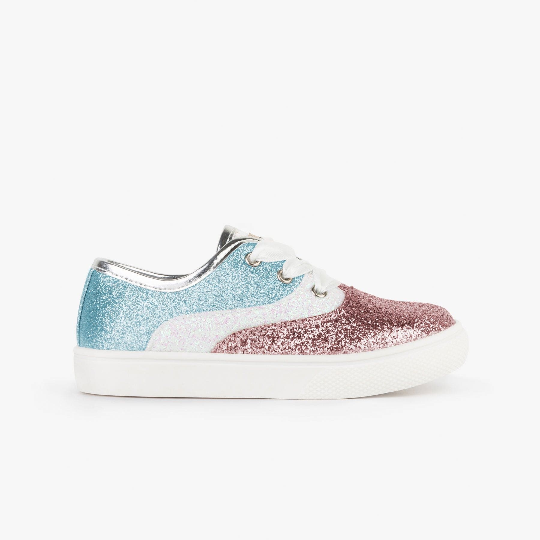 CONGUITOS Shoes Girl's Pink Blue Glitter Sneakers