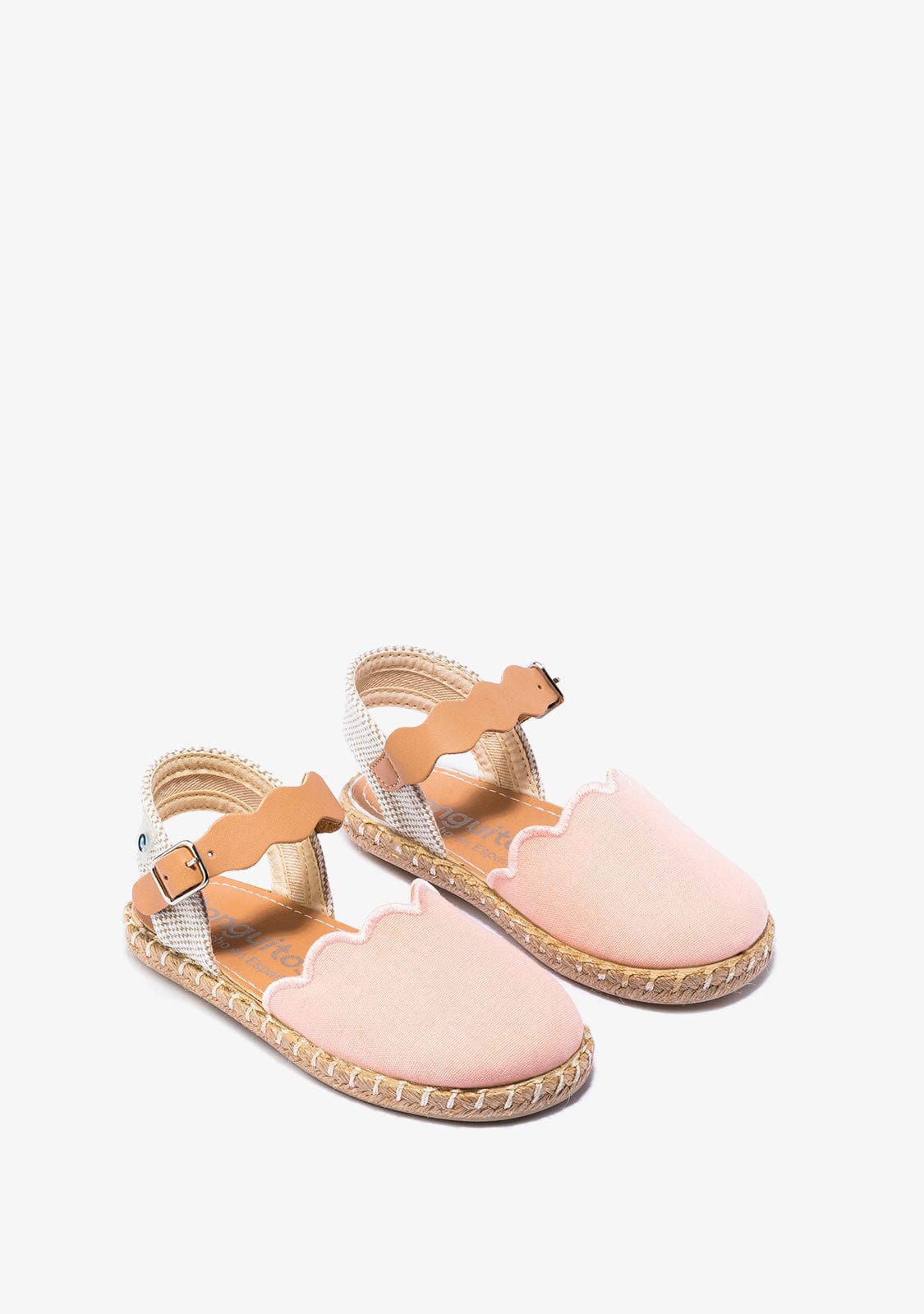CONGUITOS Shoes Girl's Pink Buckle Espadrilles
