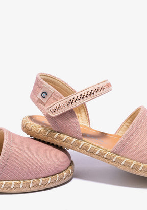 CONGUITOS Shoes Girl's Pink Espadrilles Metallized