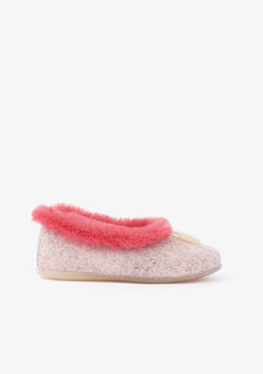 CONGUITOS Shoes Girl's Pink Glows in the Dark Home Slippers