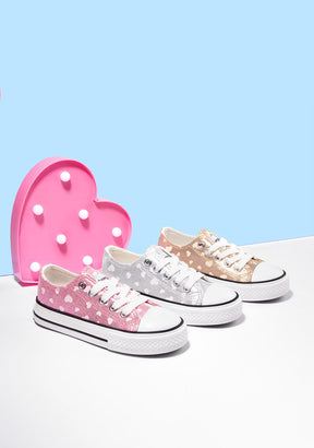 CONGUITOS Shoes Girl's Pink Glows in the Dark Sneakers