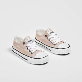 CONGUITOS Shoes Girl's Pink Iridescent Sneakers