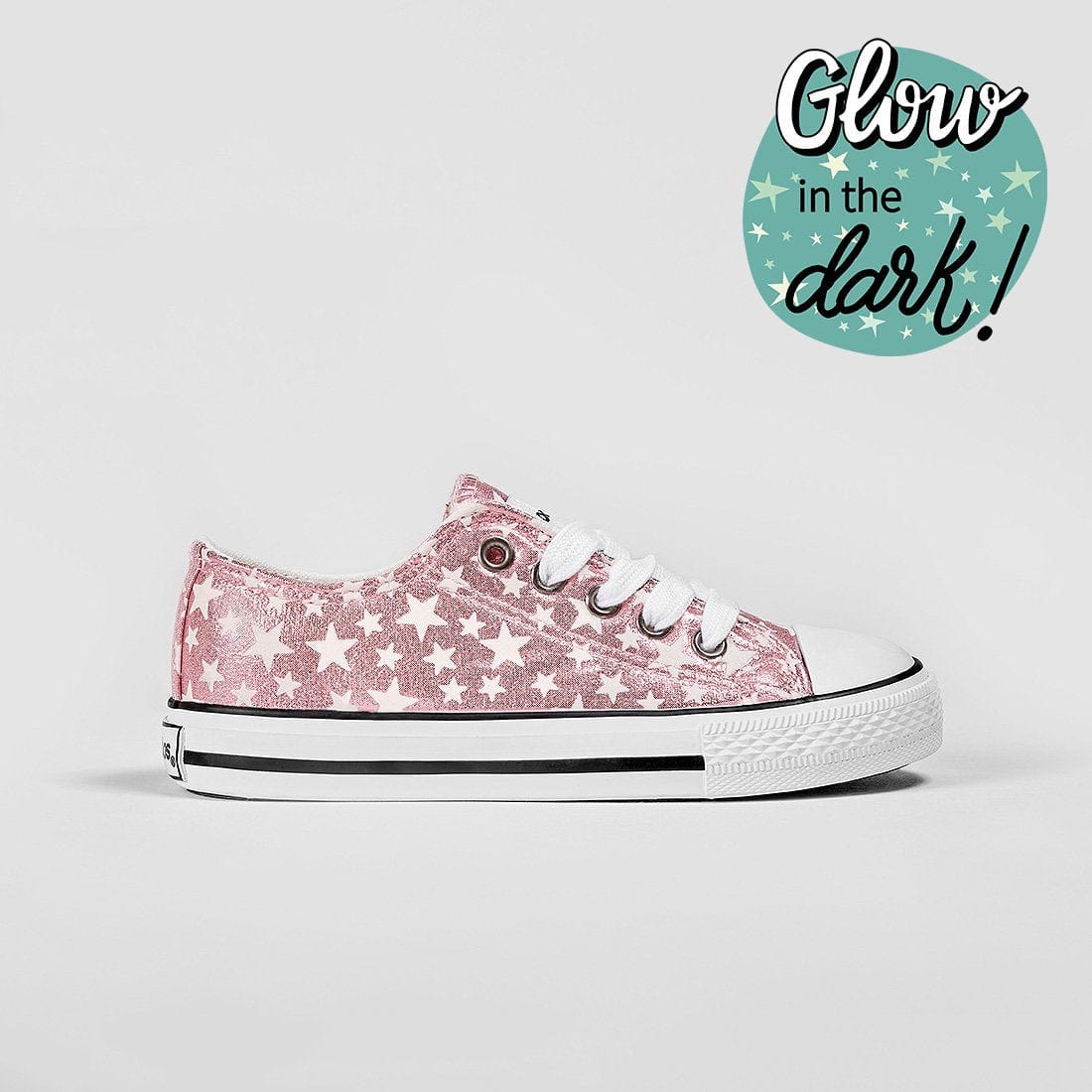 CONGUITOS Shoes Girl's Pink Star Sneakers