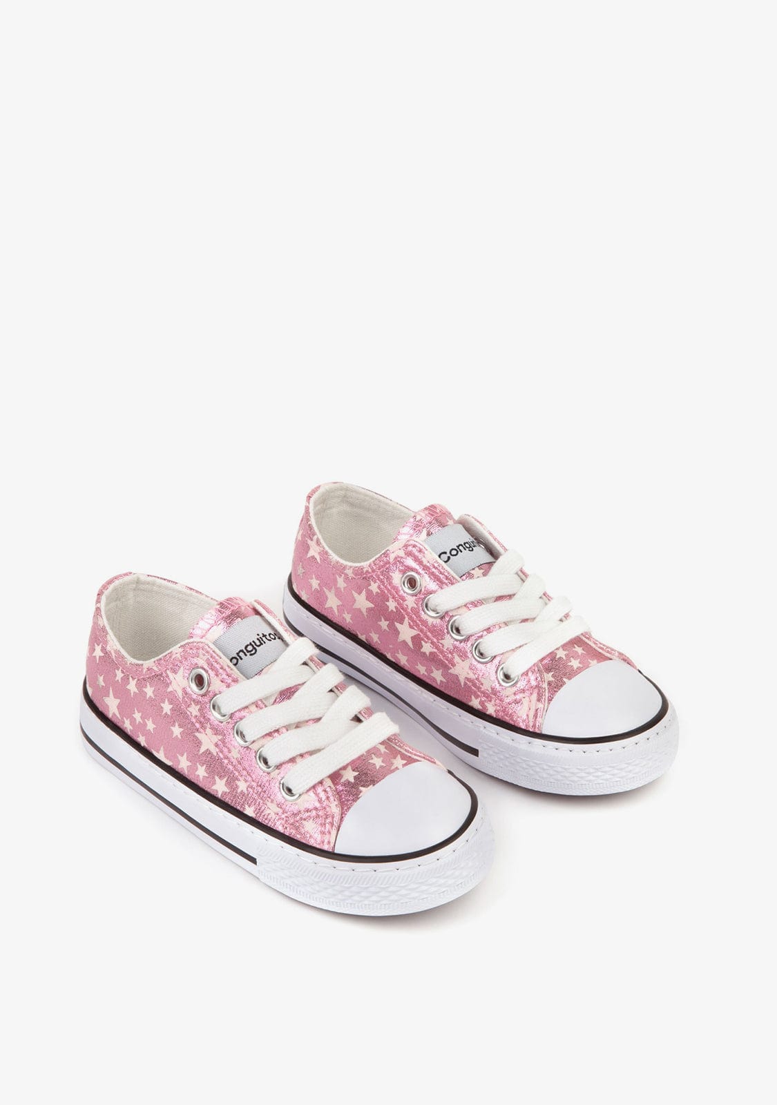 CONGUITOS Shoes Girl's Pink Stars Sneakers