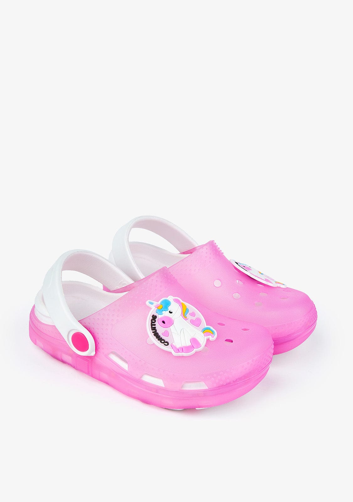 CONGUITOS Shoes Girl's Pink Unicorn Clogs