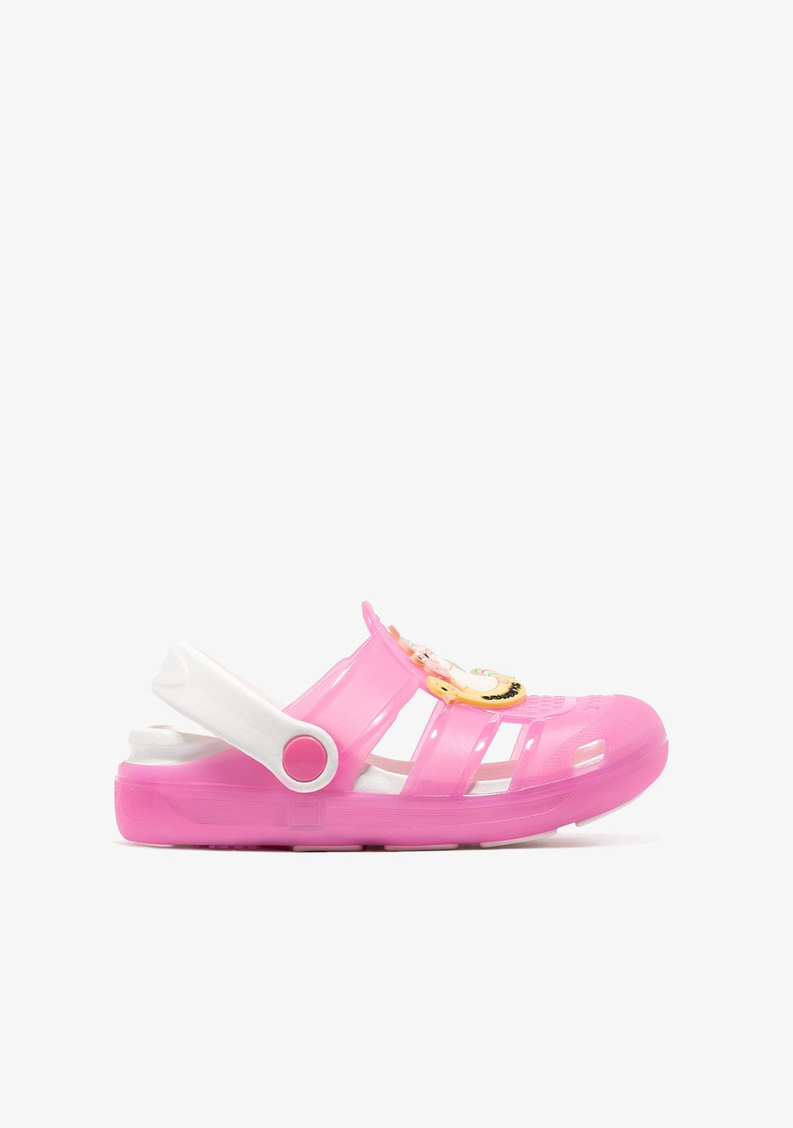 CONGUITOS Shoes Girl's Pink With Lights Clogs Rubber