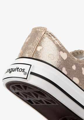 CONGUITOS Shoes Girl's Platium Glows in the Dark Sneakers