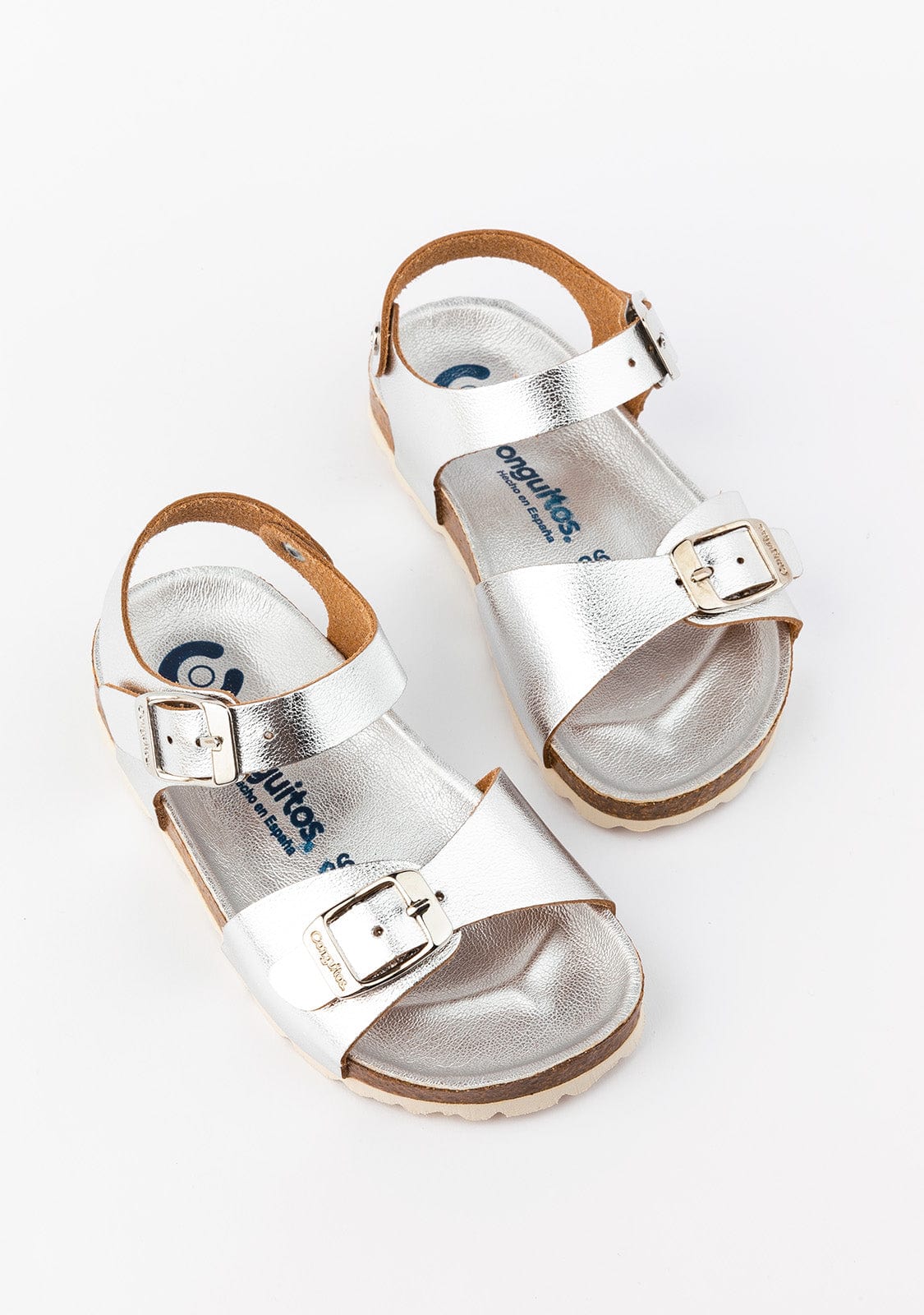 CONGUITOS Shoes Girl's Silver Bio Sandals