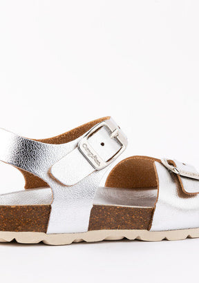 CONGUITOS Shoes Girl's Silver Bio Sandals