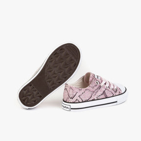 CONGUITOS Shoes Girl's "Snake" Pink Sneakers
