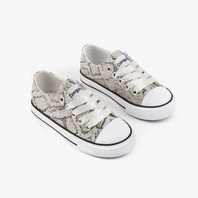 CONGUITOS Shoes Girl's Snake Silver Sneakers