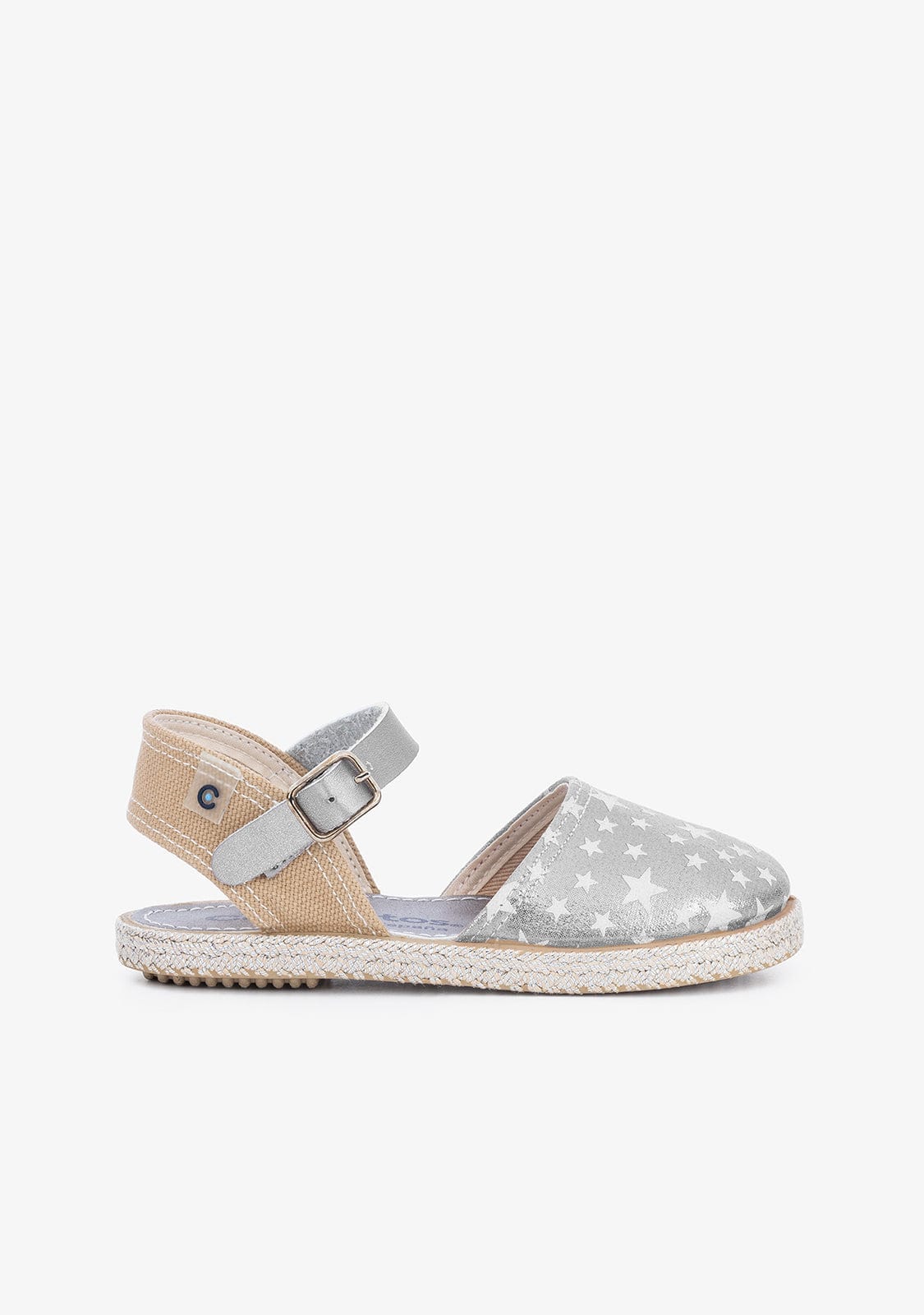 CONGUITOS Shoes Girl's Star Silver Glow Espadrilles