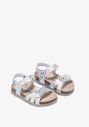 CONGUITOS Shoes Girl's White Bio Hearts Sandals