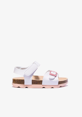 CONGUITOS Shoes Girl's White Bio Sandals
