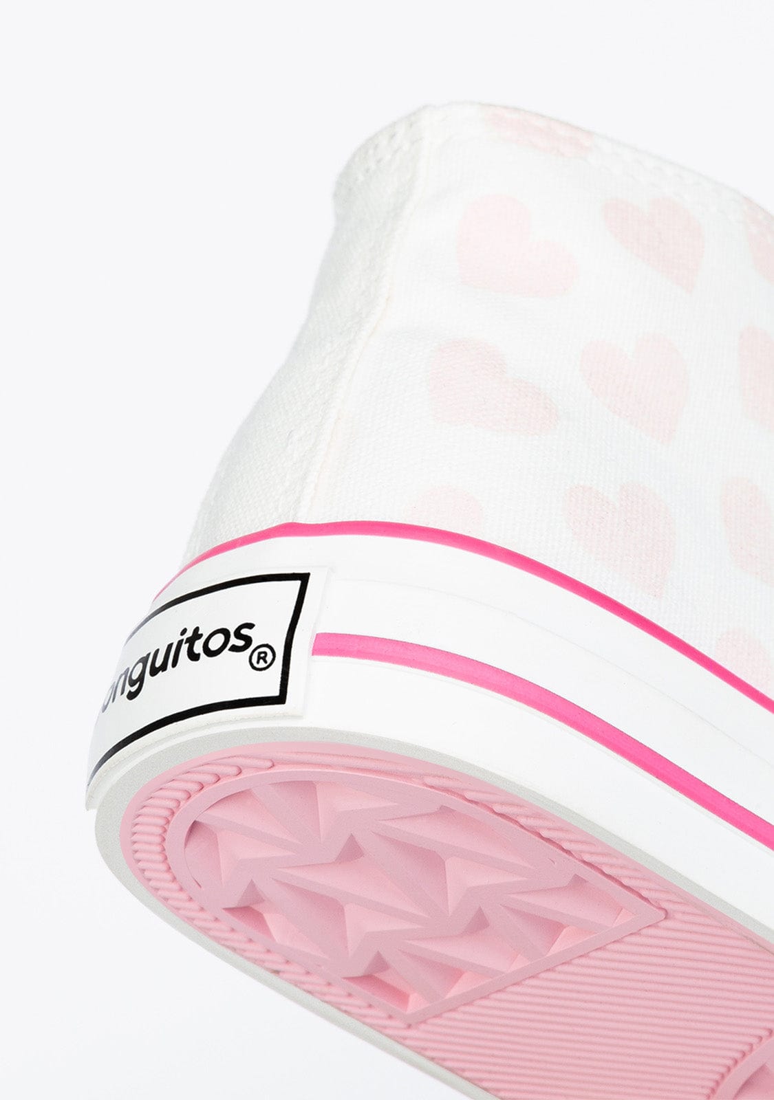 CONGUITOS Shoes Girl's White Sunlight Hi-Top Sneaker