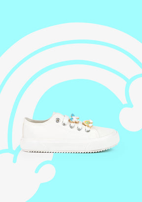 CONGUITOS Shoes Girl's White Unicorn Sneakers