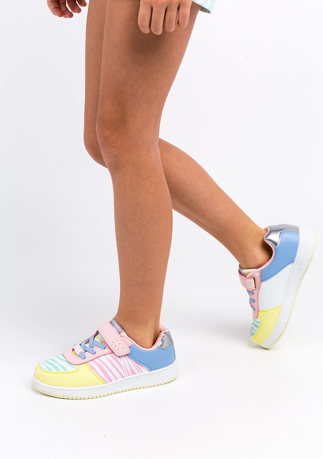 CONGUITOS Shoes Girl's Zebra Multicolour Sneakers Napa