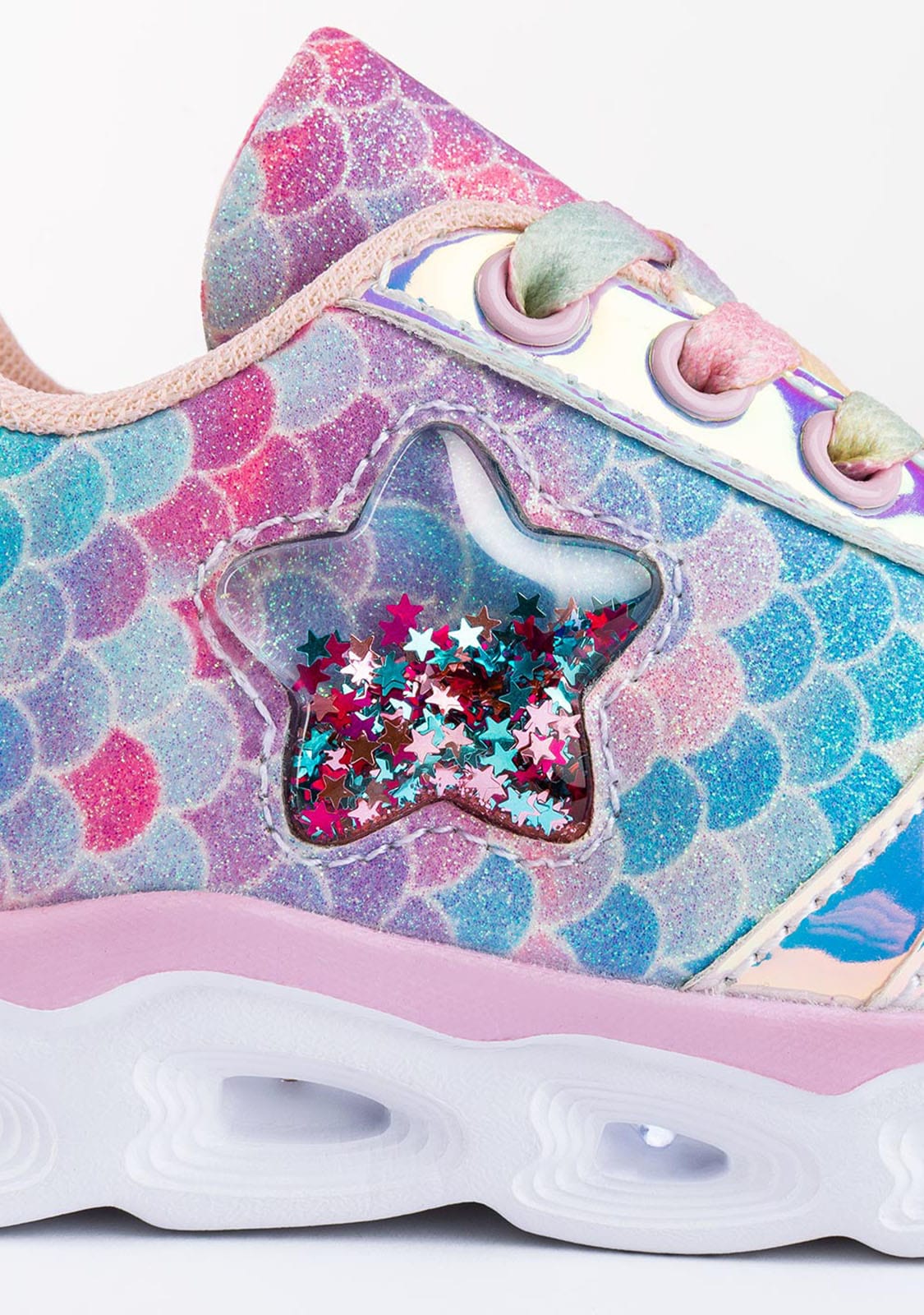 Conguitos Playeras Con Luces Para Niñas Zapatillas Unicornio Con