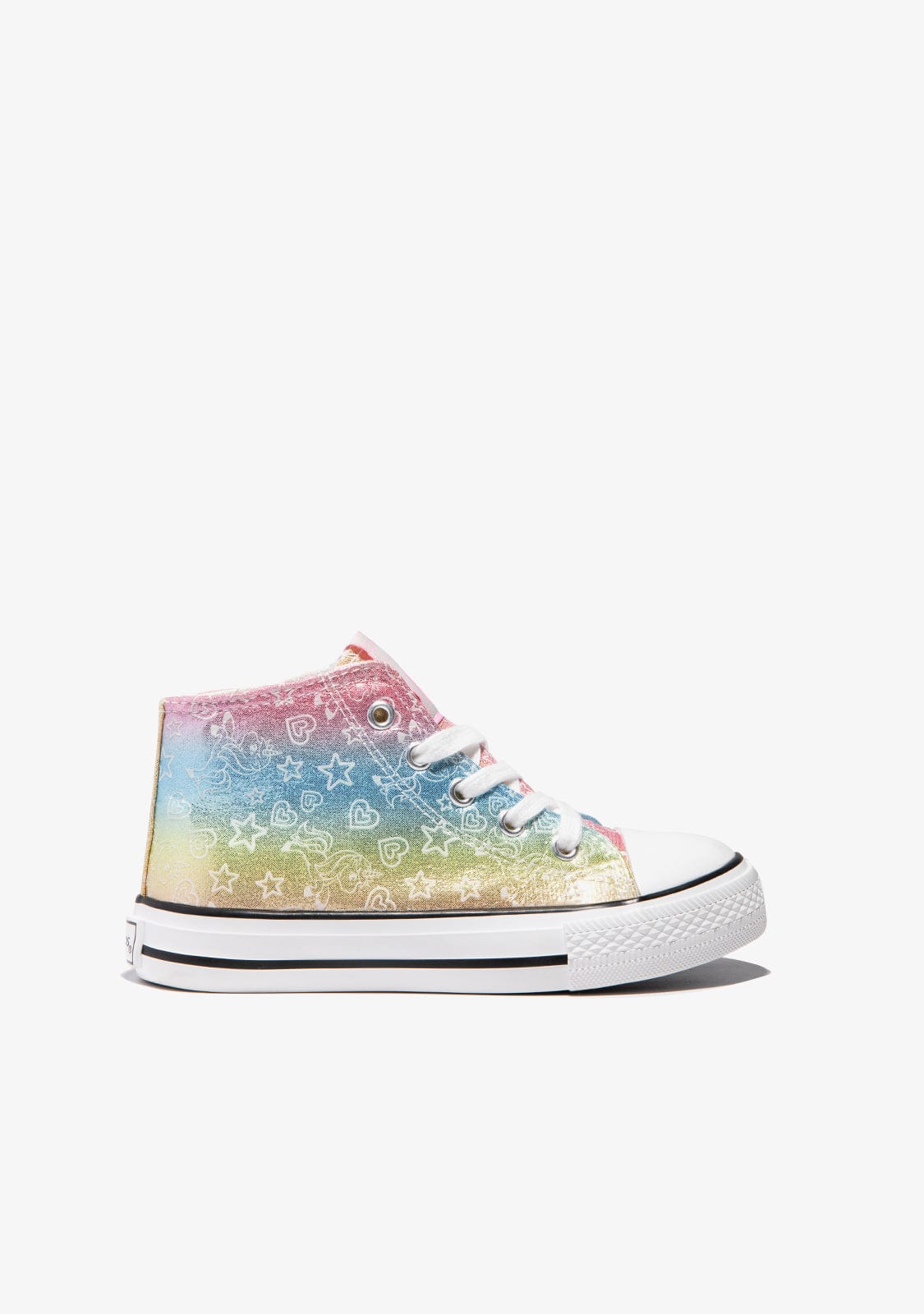 CONGUITOS Shoes Multicolour Glow In The Dark High Top Sneakers