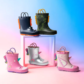 CONGUITOS Shoes Unicorn Pink Rain Boots