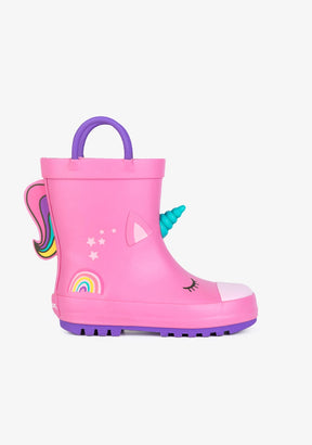 CONGUITOS Shoes Unicorn Pink Rain Boots